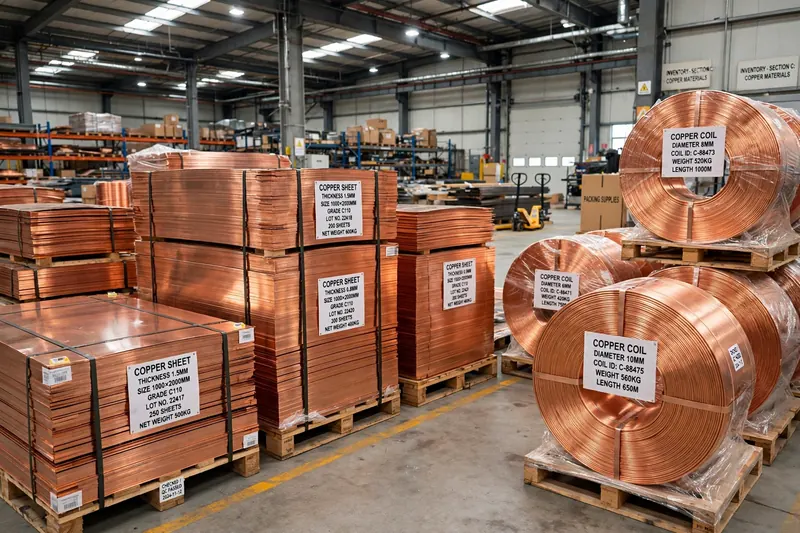 Iron slabs and steel coils